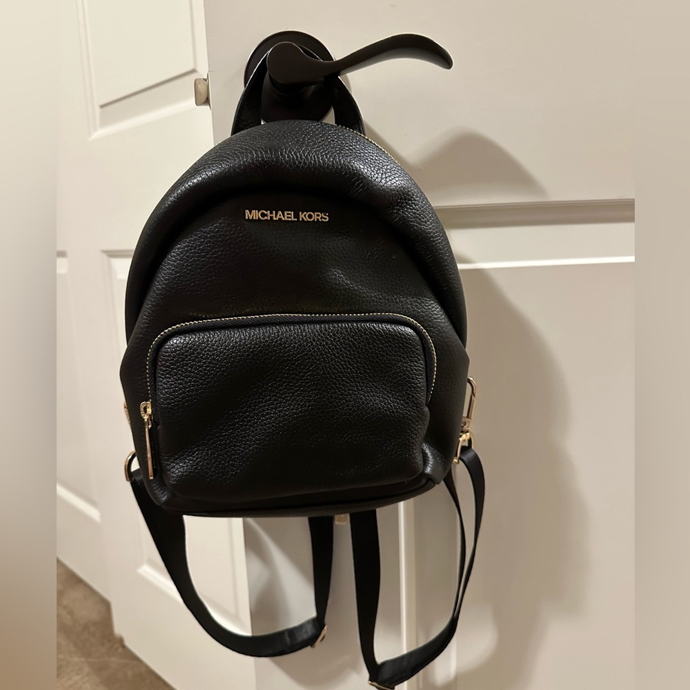 Michael Kors Mini Black Backpack